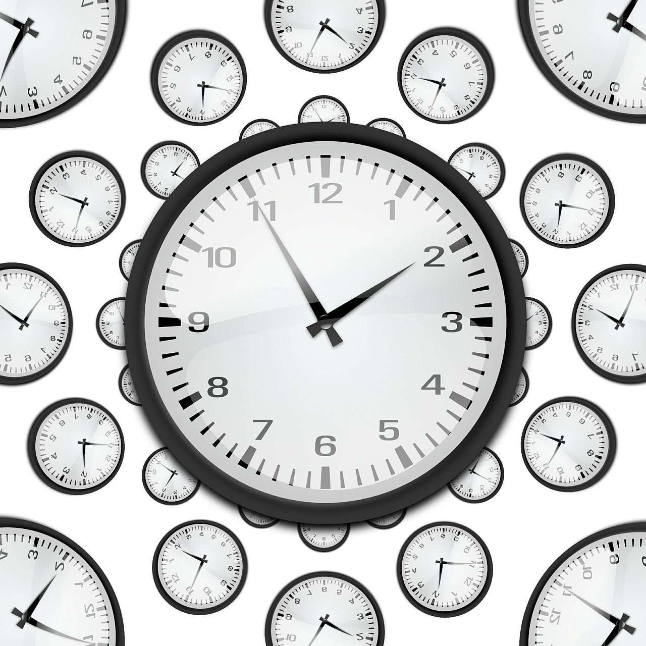 time, clocks, rush job